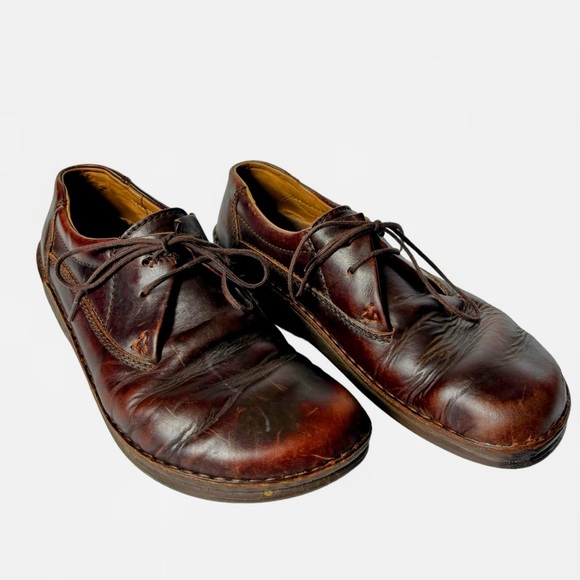 Birkenstock Other - Birkenstock Brown Leather Shoes Oxford Derby Casual Lace Up Shoes 10